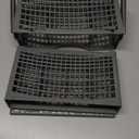 Dishwasher Silverware Replacement Basket - Utensil/Cutlery Basket - Compatible with Bosch, Maytag, Kenmore, Whirlpool, KitchenAid, LG, Samsung, Frigidaire, GE (Size: 9.25inch*Length; 5.25inch*Height; 3.4inch+1.8inch*Width, Gray)