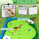 ODGG 6x5Ft Chipping Mat, Battle Royale Golf Set with Hitting Mat, 20 Grip Balls, Backyard Golf Games for Adults Family Outdoor Indoor