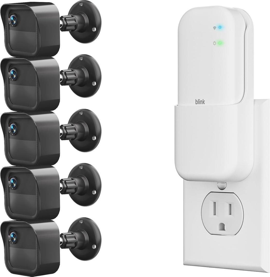 All-New Blink Outdoor Camera Surveillance Mount, 5 Pack Weatherproof Protective Housing and 360 Degree Adjustable Mount for Blink Outdoor 4th & 3rd Gen Cam