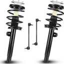 Front Struts Shock Absorber Sway Bar Links Kit Fit for BMW 323i 323Ci 328i 328Ci 2000, 325i(Sedan Only) 325Ci 330i 330Ci 2001-2005, Replace 171581 171582 K90515, 4Pcs