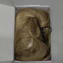 FESHFEN Blonde Wigs with Bangs, Synthetic Natural Looking Long Layered Straight Hair Wig for Women Daily Party Costume, 18 inch Dirty Blonde