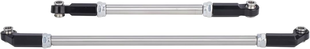 Vanquish RC Steering Link, Aluminum F10 Portal Axles Steering Link for 1/10 RC Crawler VS4-10 Phoenix F10 Upgrades (Black)