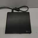 LG GP65NB60 8X USB 2.0 Super Multi Ultra Slim Portable DVD Writer Drive +/-RW External Drive with M-DISC Support - Black