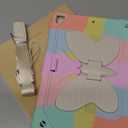 Ambison Case for iPad 9th/8th/7th Generation 10.2 inch with Glass Screen Protector,Rugged Shockproof Protective Cover for Kids Girls Butterfly Stand,Shoulder Strap for iPad 2021/2020/2019-Multicolor