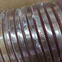 Organic Hammered Pink Gold Rim Plates, 10" - Case of 120 (12 packs x 10)