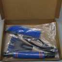 Baderke Snow Brush and Ice Scrapers for Car Windshield Detachable Window Snow Scrapers and Brush with Ergonomic Foam Grip Ice Removal Tool for Cars, Trucks, Suvs(Blue)