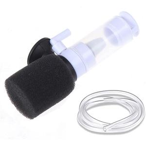 HIERYAN Mini Filter, Super Mini Aquarium Single Sponge Filter, 3-in-1 Filtration Ultra Quiet Air Pump, Quiet Submersible Foam Filter for Small Fish Tank 1-10 Gallon