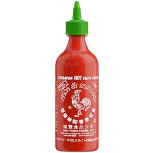 The Original Huy Fong Sriracha, 17 OZ Hot Chili Sriracha, 17 Onuce Spicy Flavor Hot Sauce W/Chili Pepper, Pack of 3, BB JAN 21/26