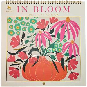 NIQUEA.D, In Bloom 2026 Spiral Wall Calendar