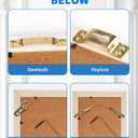 30Pcs Claw Picture Hangers for Drywall: Large Mirror Picture Hanging Hooks - No Damage Heavy Duty Art Hanging Photo Poster Painting Hanger Hardware Kit - Claw for Decor Room Office