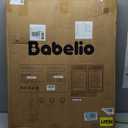 BABELIO Safety Gate Door Fits for Stairs, Narrow and Wide Doorways with Auto Close, Easy Install, No Drilling, Pressure Mounted for Baby, Child, Pets, Dog/Puppy, 26''-40'', White