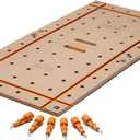 Bora Centipede Table Top 2x4 Folding Workbench Top with T-Tracks and 20mm Dog Holes for Accessories - Portable Work Table Tops for Bora Tools Centipede Stand - CK24TM