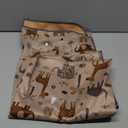 Blissful Diary Baby Splat Mat for Under High Chair, 50.4 x 50.4 Inch Wipeable Splash Mat, Waterproof and Washable, Anti-Slip Floor Protector, Elephant&Giraffe