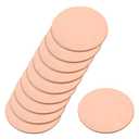 uxcell Pure Copper Sheet, 10pcs 2" x 0.02" 24 Gauge T2 Copper Metal Round Plate for Crafts, Electrical Repairs