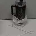 SANDJEST Dad 40 oz Stainless Steel Insulated Tumbler With Handle & Straw Lid for Dad on Fathers Day, Birthday, Christmas or Valentine's Day