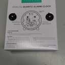 La Crosse Clock Co. 4.4" Analog Quartz Alarm Clock - Teal