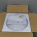 Semi Flush Mount Ceiling Light, Milk Glass Shade Modern Ceiling Light Fixture, Vintage Gold Lighting for Hallway Bedroom Entryway Kitchen Porch  Gold (White Glass), 9.38 inch