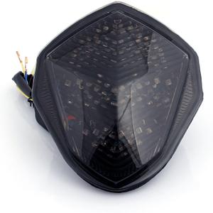 Topteng Integrated LED TailLight Turn Signals for Suzuki GSXR 1000 2003-2004 (Smoke)