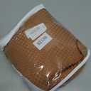 No Hook Shower Curtain and Liner Set,Mocha Brown Hotel Waffle Shower Curtain with Liner 75" L x 72" W
