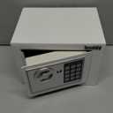 Yuanshikj Electronic Deluxe Digital Security Safe Box Keypad Lock Home Office Hotel Business Jewelry Gun Cash Use Storage (Silver 1)