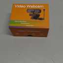 1080P HD Webcam with Microphone, Noise Cancellation, Privacy Cover, Wide-Angle Lens, Auto Light Correction, Plug & Play USB Webcam for Laptop, Desktop, PC, Mac, Zoom, Skype, Streaming (Black)