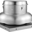 VEVOR Roof Exhaust Fan, 900CFM & 1500CFM Adjustable Speed Control Attic Vent Fan with High-Power Motor, 21inch Fan Base Heavy-Duty Aluminum Alloy, Compact for Garage,Kitchen,Bathroom,Silver