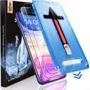MAGIC JOHN 2 Pack for iPhone 11/iPhone XR 6.1 inch Tempered Glass Screen Protector, Auto Dust-Elimination Installation, Bubble Free, HD Clear, Easy Installation