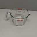 Pyrex 4-Cup Glass Measuring Cup For Baking and Cooking, Dishwasher, Freezer, Microwave, and Preheated Oven Safe, Essential Kitchen Tools