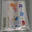 Daily Morning Board Circle Time Calendar Weather Seasons Positive Affirmations Letter Shape Number of the Day Pocket Chart,Toddler Preschool Calendar,Homeschool Morning Work Activity, Pastel Design