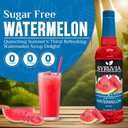 2 x Syruvia Sugar-Free Watermelon Syrup, Flavored Syrup for Drinks, Cocktails, Lemonades, Iced Teas, and Desserts  25.4 fl oz