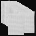 14 PCS Plastic Canvas Sheets 10 Count 10.2X 13.2Inch Plastic Mesh Sheet Large Plastic Canvas for Embroidery Crafting, Acrylic Yarn Crafting, Knit and Crochet Projects