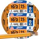 Southwire Romex Brand Simpull Solid Indoor 10/2 W/G NMB Cable 25ft coil - SW 28829021
