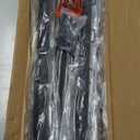 10 Pack String Light Poles for Deck,5 Ft String Light Poles for Outside with Fixing Clips,Metal Poles for Outdoor String Lights, Hanging Light Poles for Fence Garden Backyard Wall Bistro