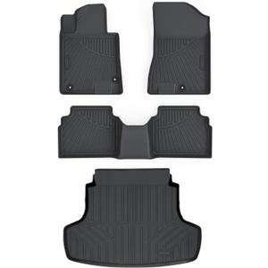 Cartist Floor Mats for Kia K5 (Only FWD Models) 2021-2026 & Hyundai Sonata/Sonata Hybrid 2020-2026, All Weather Cargo Liner for K5 Accessories, Heavy Duty Car Mats, Car Accessories