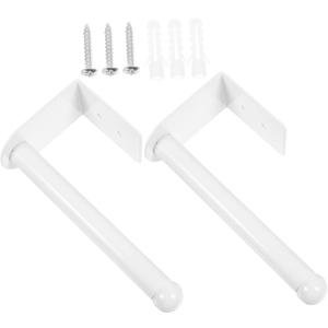 GLEAVI 2pcs Wall Mounted Baseball Cap Rack Hat Organizer for Efficient Storage Space Saving Design for Caps Handbags and Keys Easy Installation Shaped Holder (White)
