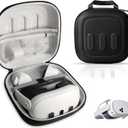 Q3S Hard Carrying Case for Meta Quest 3/Quest 3S VR Headset, Touch Controller, Original Fabric Strap & Accessories, Ideal for Travel & Home Storage with Comfort Protection