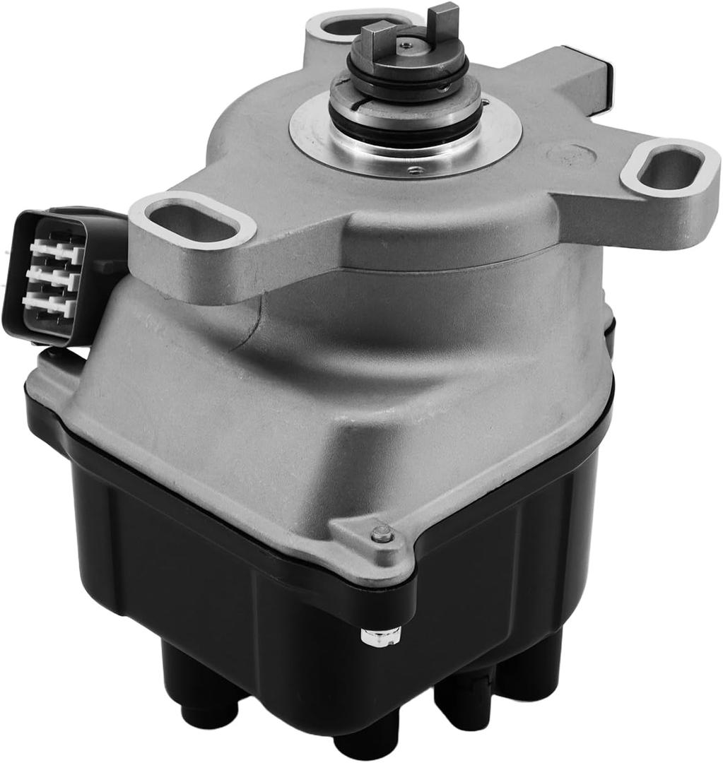 Ignition Distributor with Cap Rotor Compatible with Honda CR-V L4 2.0L 1999 2000 2001, Replaces #84-17452, 31-17452, 30100-P0B-A01