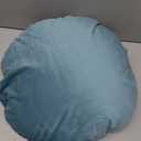 Round Throw Pillow, 18” Super Soft Round Decorative Pillows Sofa Chair Cushion Floor Pillows for Couch Office Living Bedroom (Green)