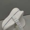 Pillow for Side Sleepers, Leg Pillow for Sleeping, Knee Pillow with Strap, Alignment Pillow Between Legs, Suitable for Relieving Leg, Back & Knee Pain, Machine Washable (White)