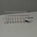 FLSEPAMB Lid Organizer Pot Lid Organizer 10-Tier Pot Lid Rack Holder Suitable for Bakeware Dish Plate, Cutting Boards, Pots & Pans, Serving Trays, Reusable Containers in Cabinet Pantry (1 Pack)