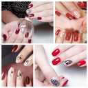 420 Pieces 30 Sheets Nail Polish Strips with Nail File Nail Stickers Full Nail Wraps Self Adhesive Nail Art Stickers Nail Strips for Women Girl Nail Art Accessories