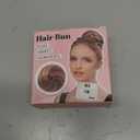 SARLA Black Hair Bun Extension Synthetic Drawstring Fake Ballet Bun for Women Girls Lady Updo Donut Chignon