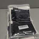 2 x 2-Pack Slightly Transparent Tights for girls, High Elasticity Sheen Glossy Anti-Slip for Work Dance Casual (Black, S)