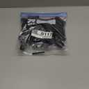 40 Pieces Sponge Hair Rollers Satin Rollers Silk Foam Rollers Women Hair Curlers with Duck Teeth Clips for Hairdressing Styling (Multi-Size,Black)