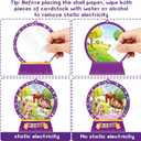 WorldBazaar Easter Religious Crafts for Kids 12 Sets He is Risen Crafts Jesus Resurrection Hanging Ornaments Christian Decor Sunday School Class Party Activities