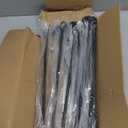 New Star Foodservice Ring-Clip Table Number Holder / Place Card Stand, 15 Inch, Black Finish, Set of 12