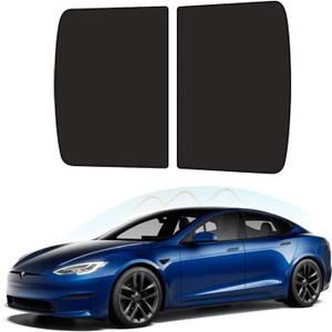 Bestview Roof Sunshade Sunroof Rear Window Sunshade for 2015-2020 Tesla Model S Accessories,Glass Sunroof Shade Window Insulation UV & Heat Protection, Upgraded Double-Layer Design Sun Shade Won't Sag