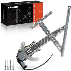 A-Premium Front Left Power Window Regulator with Motor Compatible with Ford F-150 1999-2003 F-150 Heritage 2004 F-250 1999 Front Driver Side, Extended Cab(Super Cab)/Standard Cab(Regular Cab)