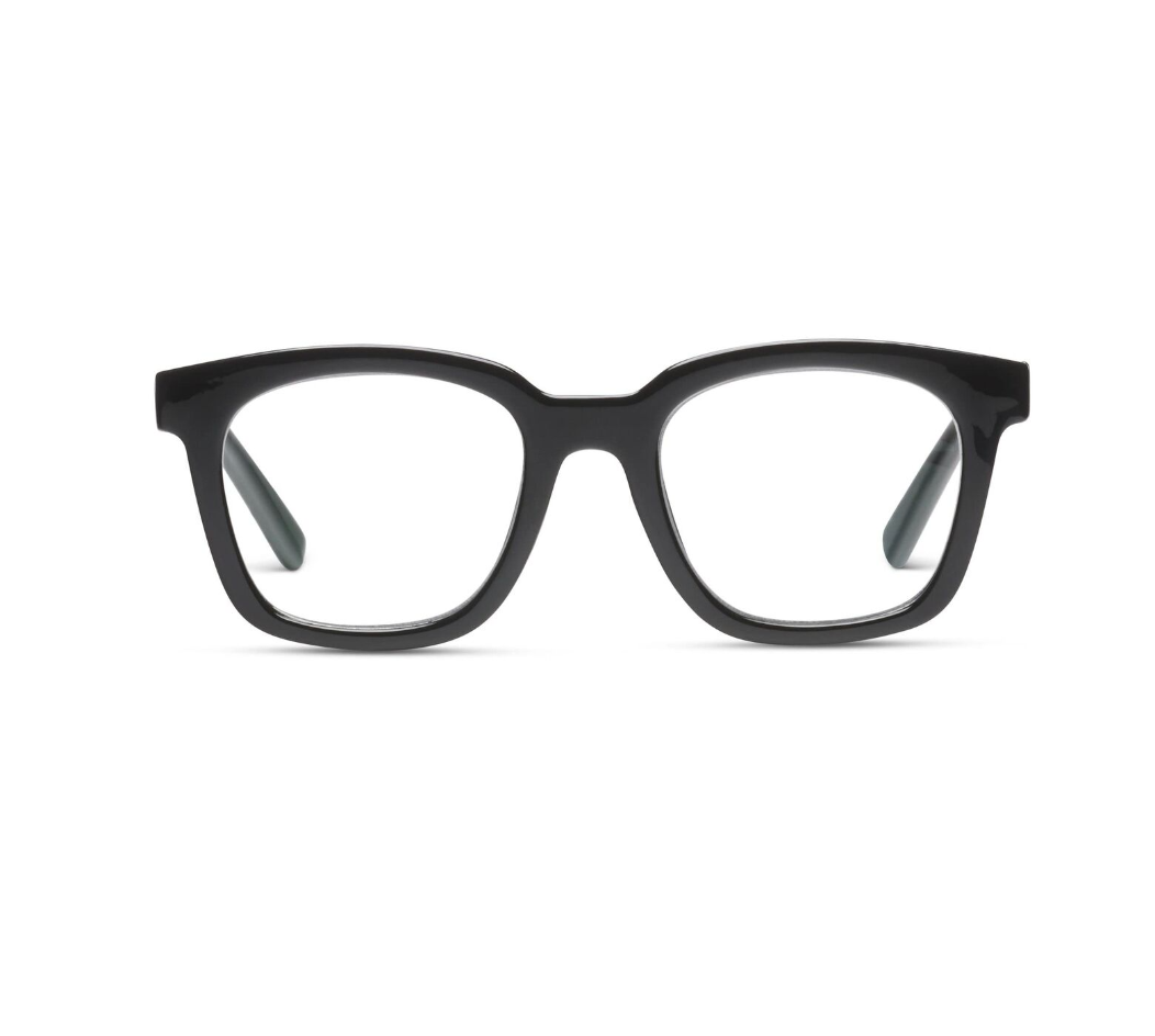 Women's To the Max Blue Light Blocking Reading Glasses Black  +3.00