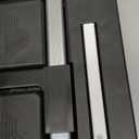 YDY+YQY 6-Wheel Heavy Duty Foldable Dolly Luggage Cart & Hand Truck, Portable Lightweight Trolley with 2 Elastic Ropes, Car Seat Dolly for Airport Travel